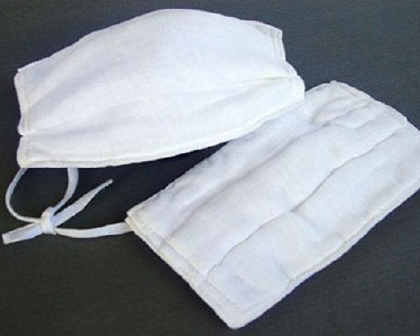 普通白色棉质口罩